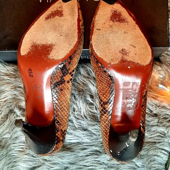 Via Spiga Python Heels 9.5 M WITH BOX - Picture 6 of 9
